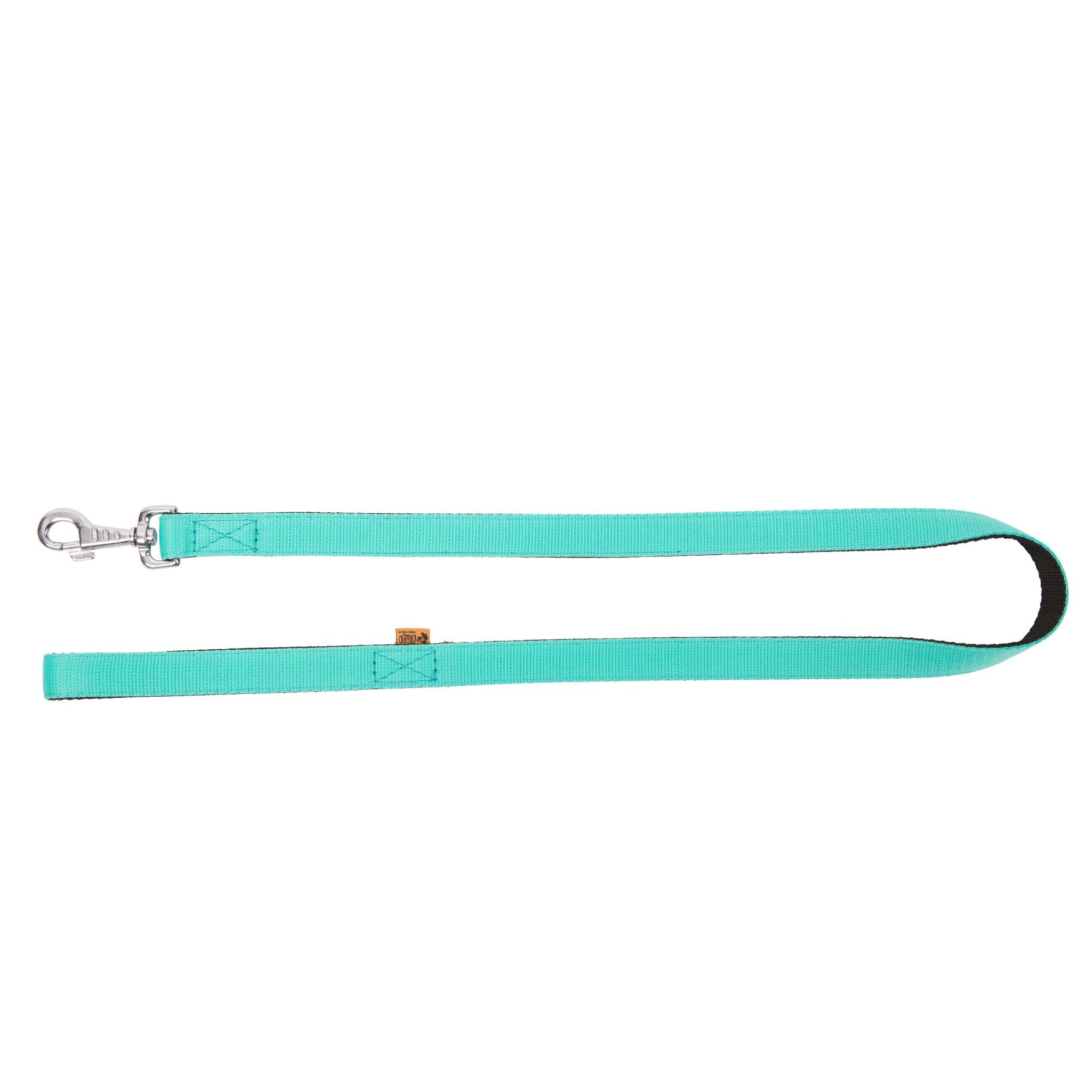 Dingo Dog Leash Mint with Black Contrast Handmade 14660