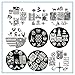 Born Pretty 10Pcs BP31-33 BP35-40 Nail Art Stamping Plate Stamp Template Image Plates