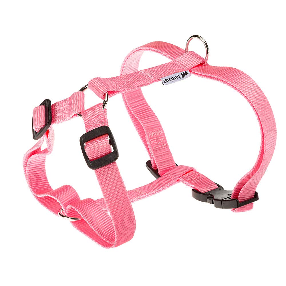 Ferplast Dog Harness Large Size CHAMPION L, Dog Harness Adjustable in 3 Points, Easy to Wear, Chest 50-82 cm. Rose