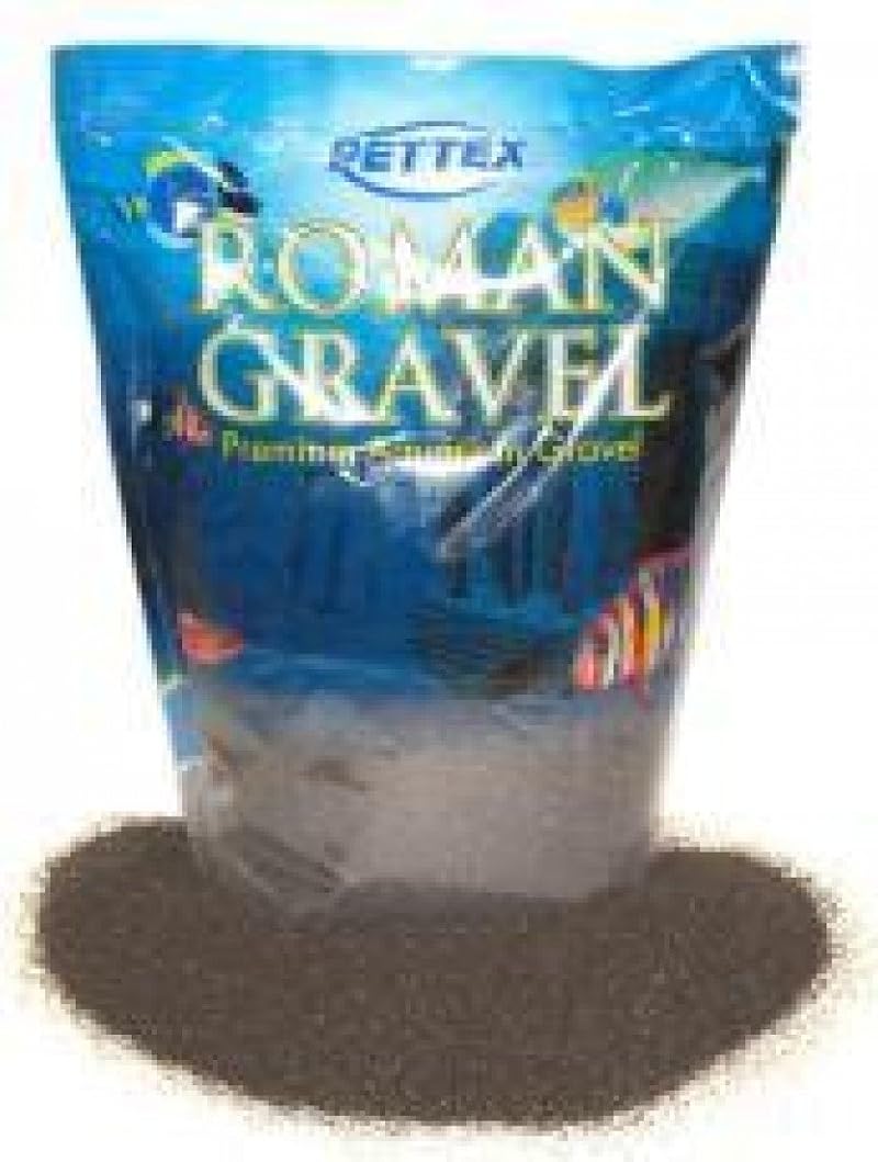 Pettex Roman Gravel Aquatic Black Sand 2 Kg Main Substrate