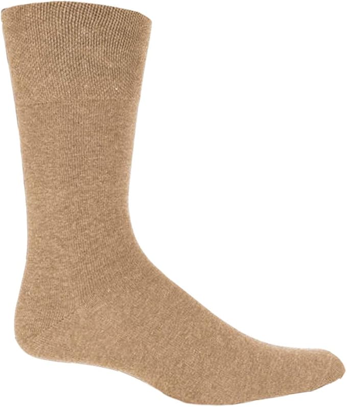 6 Pairs men's gentle grip no elastic socks 611 uk, 3945 eur Plain