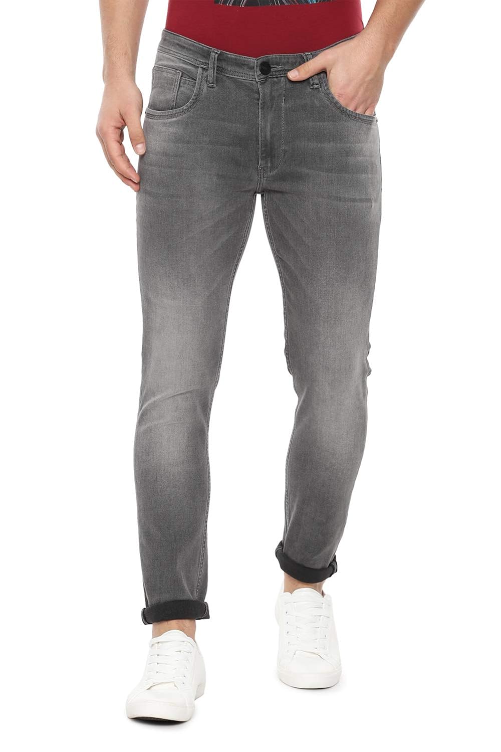 Buy Van Heusen Men's Slim Fit Jeans at Amazon.in