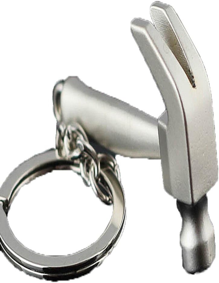 Northern Coast Work Tools Novelty Metal Mini Keyring in Gift Bag - (Hammer)