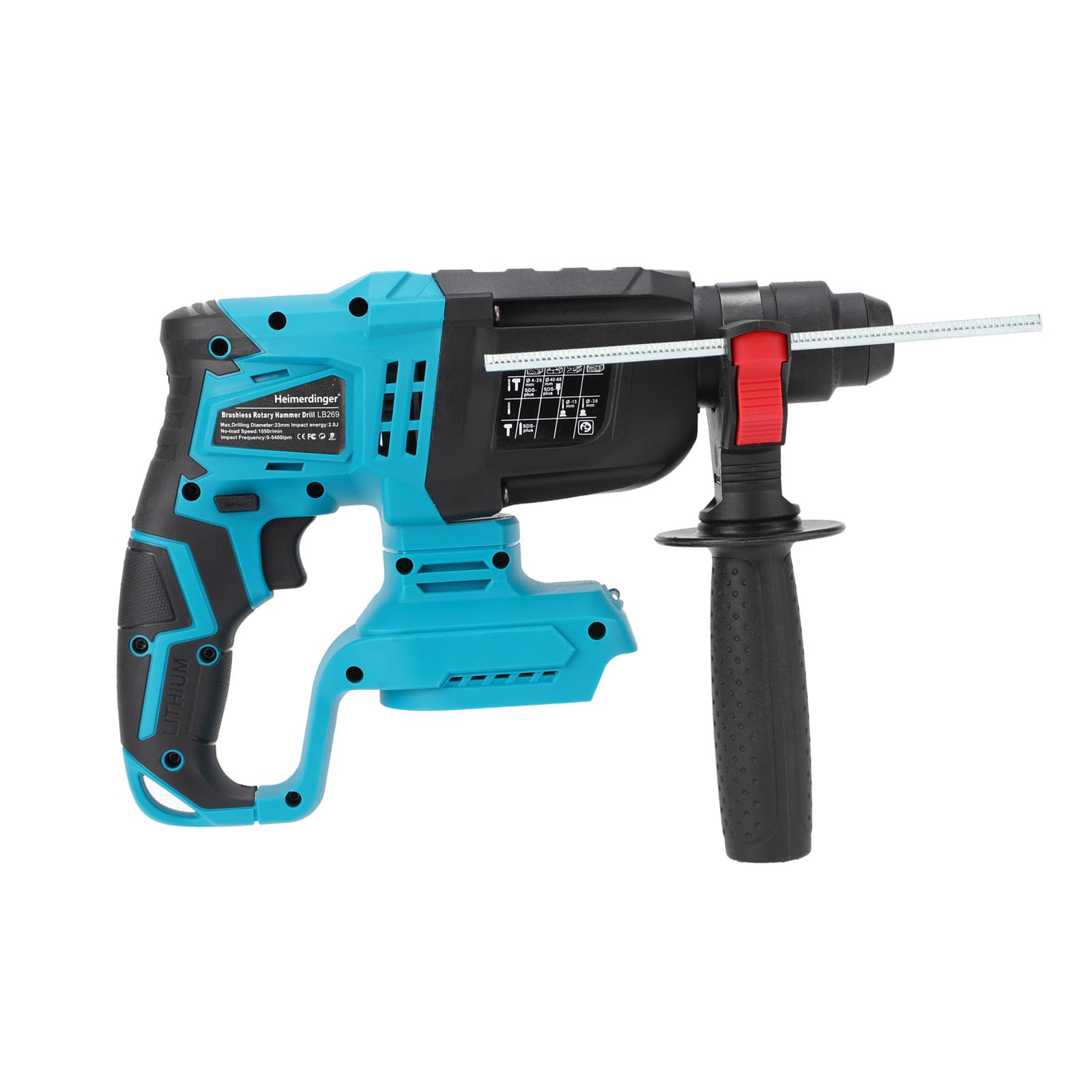 SDS-Plus Rotary Hammer Drill for Makita 18V Battery,Max Drilling Diameter 1-1/8