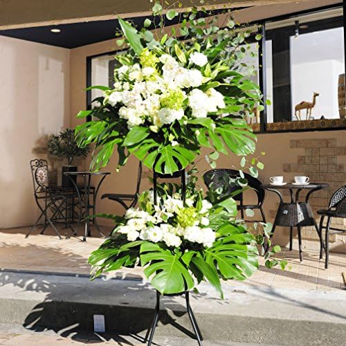 スタンド花 二段mコース フレッシュグリーン 白 グリーン系 配送地域限定商品