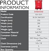 Firechief SVB4/K40 Kitemarked Fire Blanket 1.8m x 1.8m Commercial Home Safety view 2