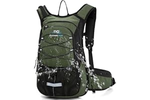 MUBASEL GEAR 15L Insulated Hydration Backpack Pack with 2L Water Bladder Lightweight Hiking Backpack Bag for Women Men Daypack for Hiking Running Festival Camping Biking