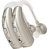 Digital Hearing Amplifier by Britzgo BHA-1301 Pack of 2. Doctor and Audiologist Designed