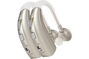 Digital Hearing Amplifier by Britzgo BHA-1301 Pack of 2. Doctor and Audiologist Designed