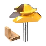 KOWOOD Router bit, 3/4” Cutting Height, 45 Degree