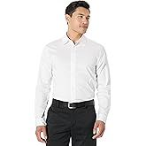 Amazon Essentials Men's Regular Fit Long Sleeve Wrinkle Resistant Stretch Dress Shirt