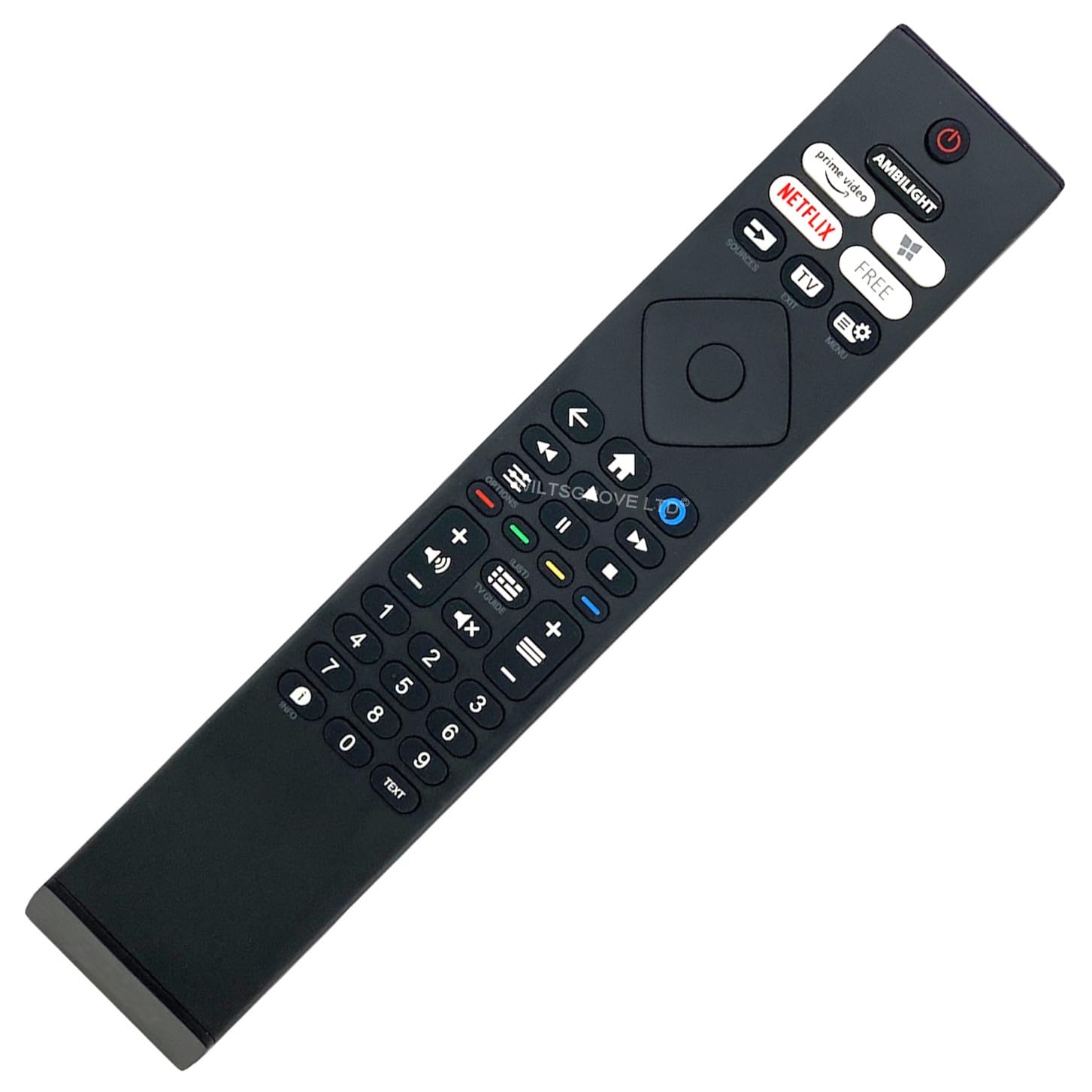 Original 398GR10BEPHNEU69BC BRC0984512/01 Ambilight Voice Remote Control Compatible with Philips 43PUS7805/12 43PUS7855 43PUS7855/12 43PUS8105 43PUS8105/12 50PUS7805 Smart HD LED TVs