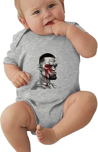Amazon.com: Nate Diaz Custom 100% Cotton Baby Bodysuit ...