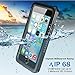 iPhone 7/8 Waterproof Case GOCOOL Built-in Screen Protector Full Sealed, Clear Sound, Shockproof Drop Proof Dirtproof (Black)