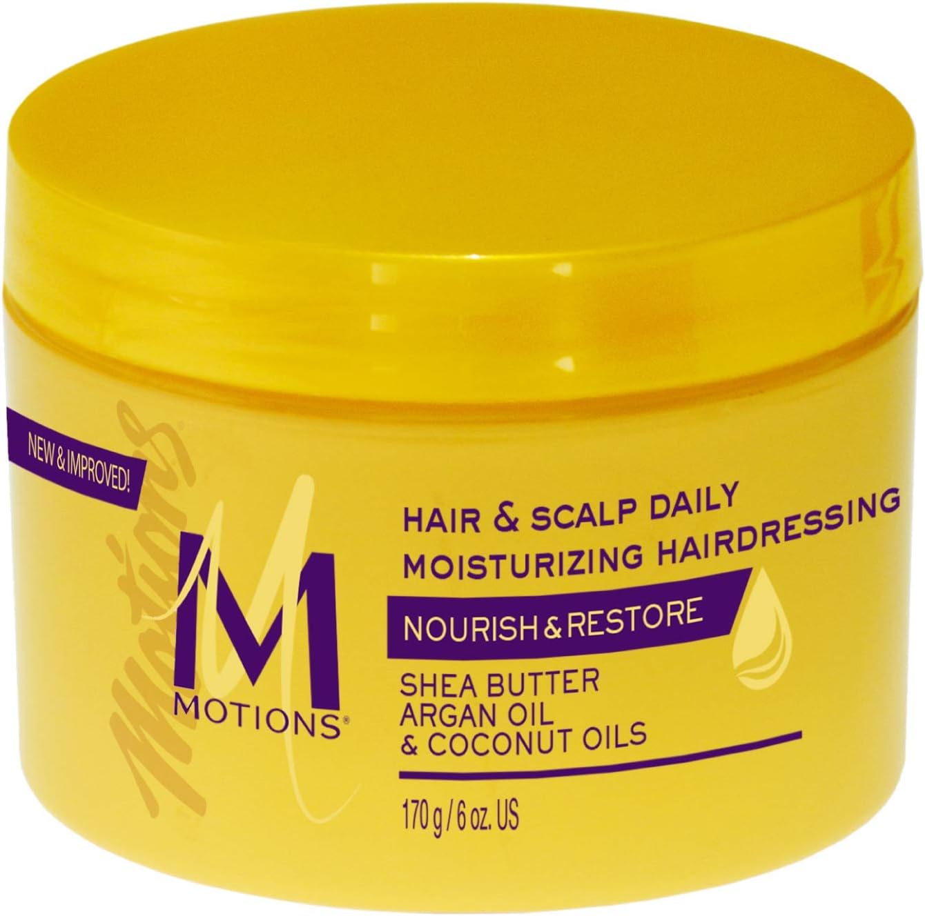 Motions Nourish and Restore Hair and Scalp Daily Moisturizing Hairdressing, 6 Ounce