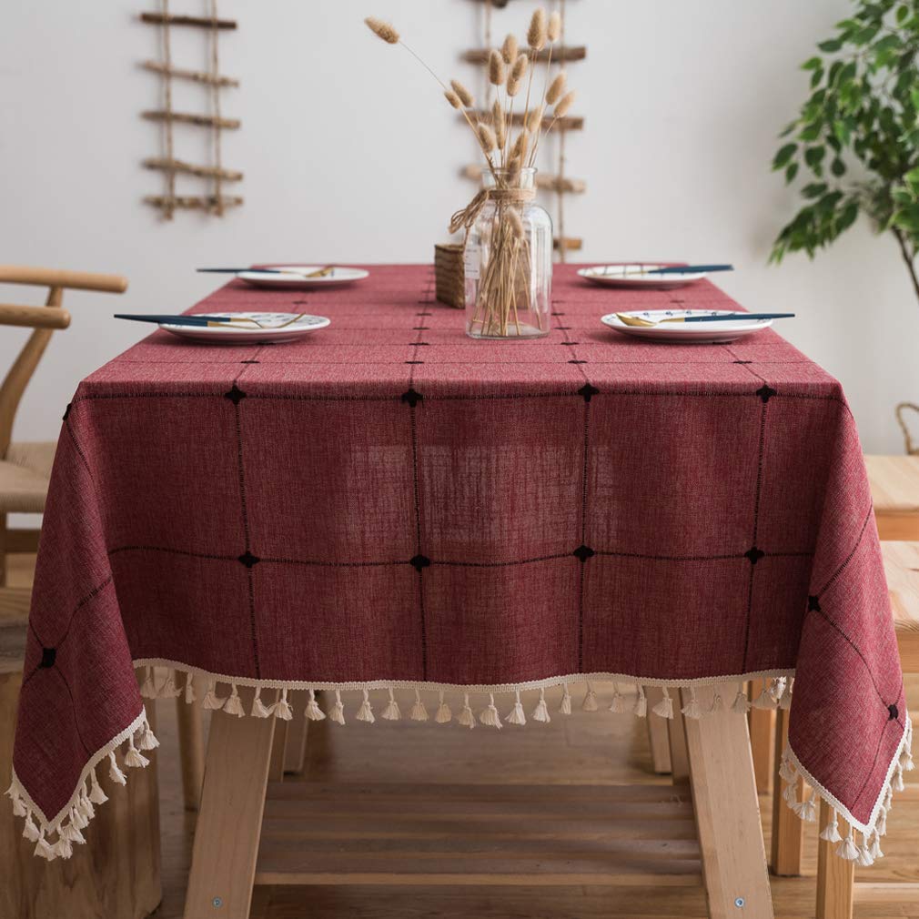 Best red china table cloth
