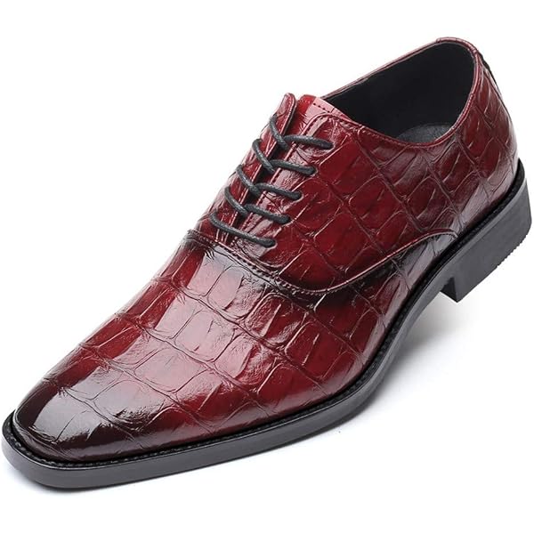 Amazon.com | Roberto Guerrini B552 Italian Mens red Pony  display picture 1