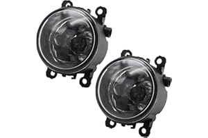 DUZFOREI 2 Pair Clear Lens Fog Light Lamps with 55W H11 Halogen Bulbs Replacement for Acura Honda Ford Nissan Subaru Suzuki L
