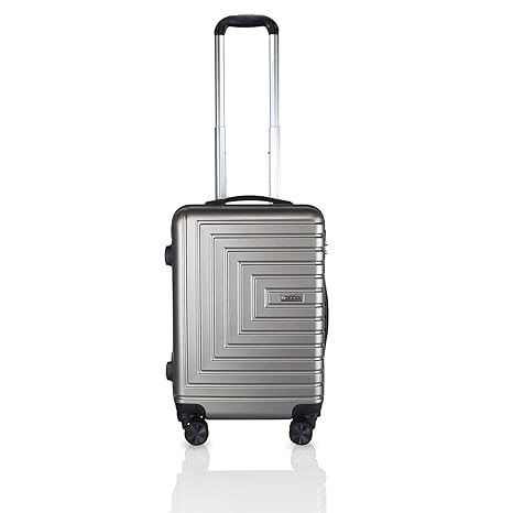 Cross Dora 21 Inches Hardsided Cabin Luggage Trolley (Grey)