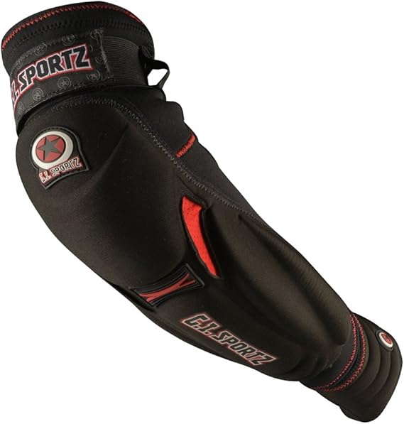 G.I. Sportz Paintball Elbow Pads Black 2XL Paintball