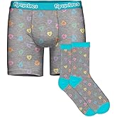 Tipsy Elves Men’s Valentine’s Matching Boxer Brief and Sock Underwear Gift Set for Men