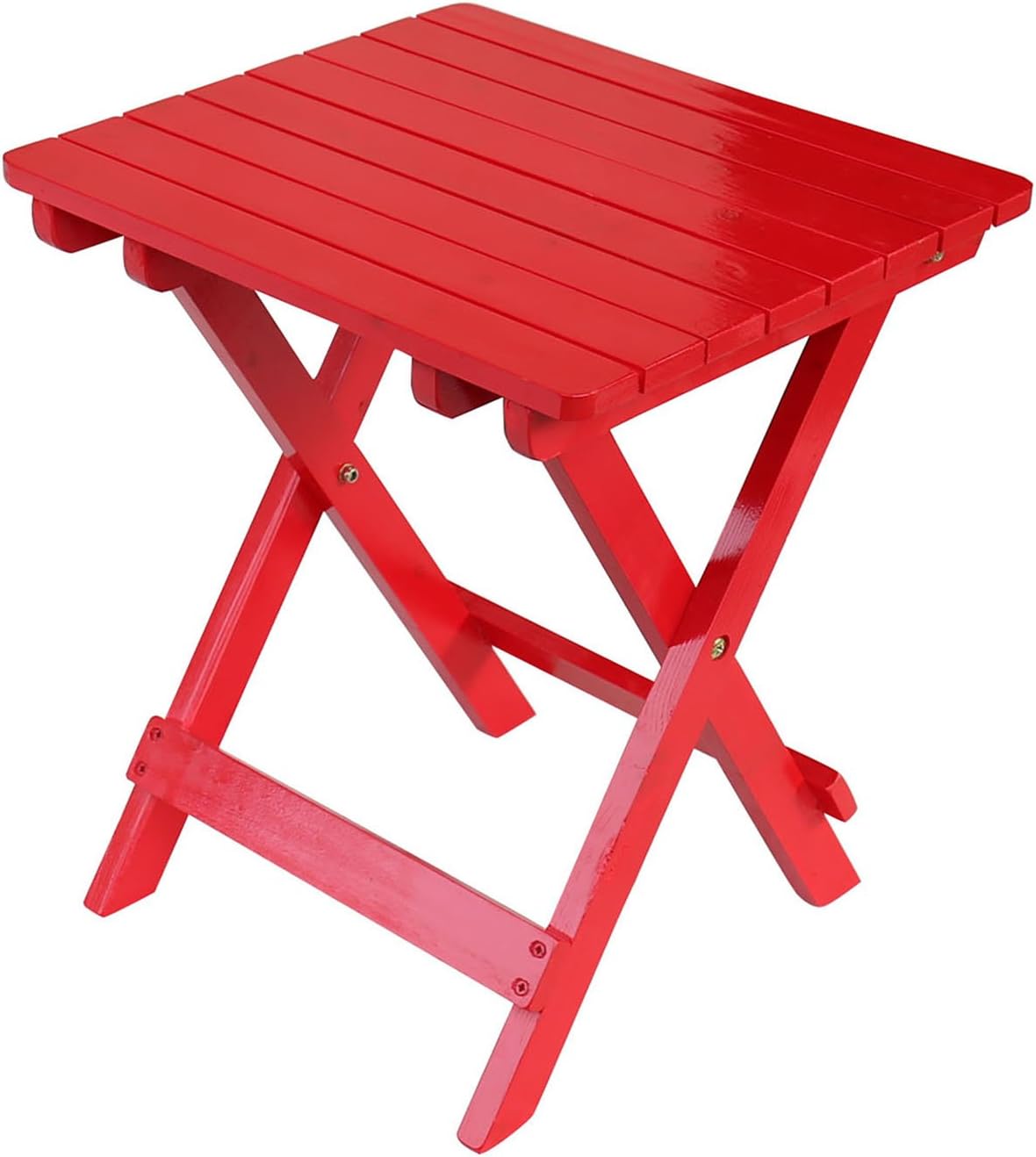 Songsen Outdoor Quick Folding Camping Stool Wooden Adirondack Side Table