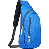 Peicees Small Sling Bag For Men Women Crossbody Man Purse Chest Bag Packable Backpack Waterproof Shoulder Bag Hiking Travel