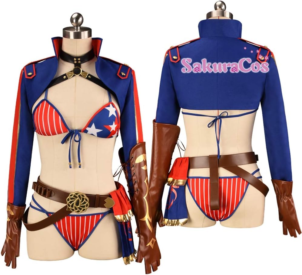 Sakuracos Fate Grand Order Fgo 宮本武蔵 水着 コスプレ衣装 コスチューム ハロウィン クリスマス 制服 大人 アニメ Cosplay イベント コスプレ 仮装 通販 Amazon