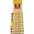 School Smart Classic Crayon Set with Tuck Box for Schools, Home, and More, Assorted Colors, Pack of 16