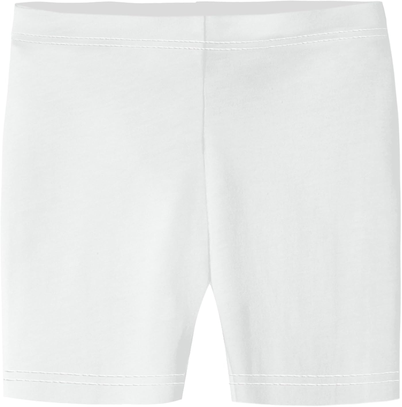 City Threads Girls' 100% Cotton Bike Shorts for Sports, School Uniform, or Under Skirts Made in USA: Clothing
