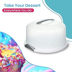 Unique Imports Cake Carrier Storage Container With