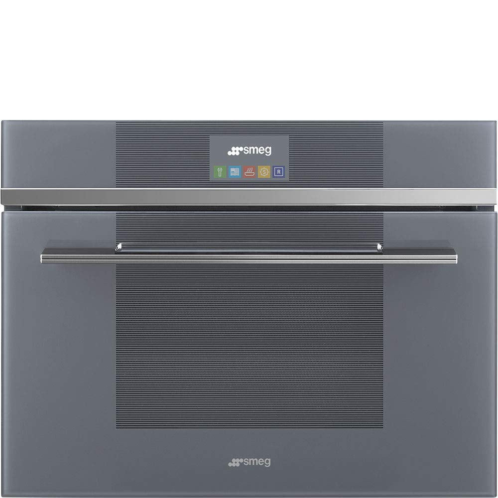 SMEG SF4104MCS - Horno compacto (45 cm, con microondas integrado ...