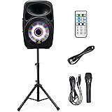 aw portable 1200w active pa speaker