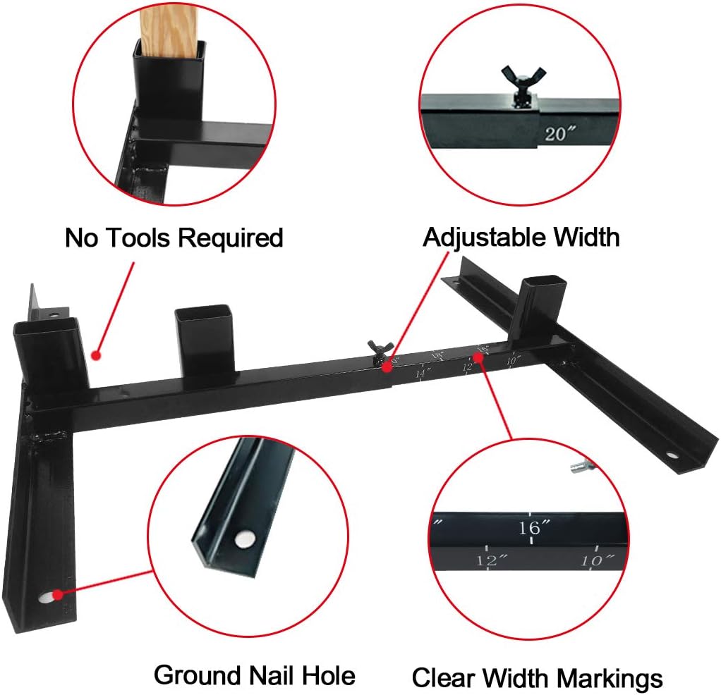Highwild Adjustable Target Stand Base for Paper Shooting Targets Cardboard Silhouette - H Shape - USPSA/IPSC - IDPA Practice - Upgraded Version (2 Pack) : Sports & Outdoors