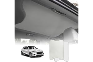 BestEvMod Foldable Roof Sunshade Compatible with Mustang Mach-E 2021-2025 Accessories Upgraded Heat Reflective Tech Accessories,Sunroof Reflective Cover Blocks Glare Blocks UV Ray (Gray)