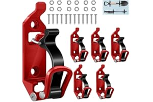 Wotendy 6pcs Shovel Mount for Roof Rack, Metal Rubber Clamp Mounting Brackets, Shovel Mount for Truck Bed, Quick Release Axe 