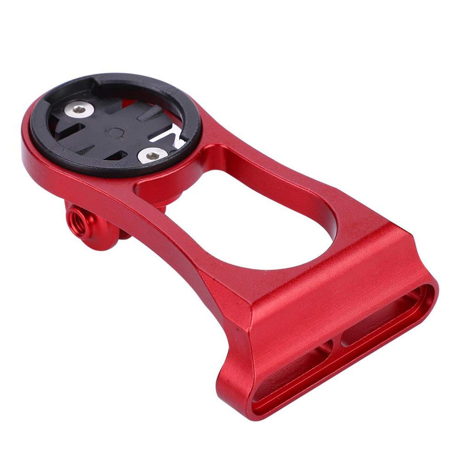 Out Front Bracket, Bike Extension Bracket Aluminium Alloy Comupter Mount Odometer Bracket for Garmin(red)