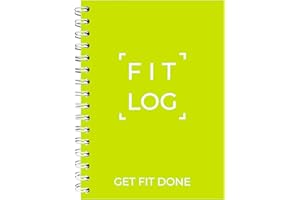 Cossac Undated Fitness Journal & Workout Planner - Designed by Experts Gym Notebook, Workout Tracker,Exercise Log Book for Men Women