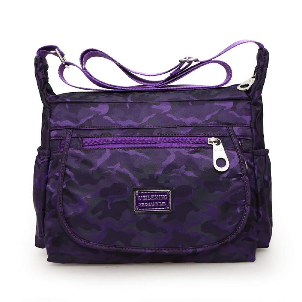 Aoile Women Portable Multifunctional Waterproof Shoulder Bag Mummy Bag Blue
