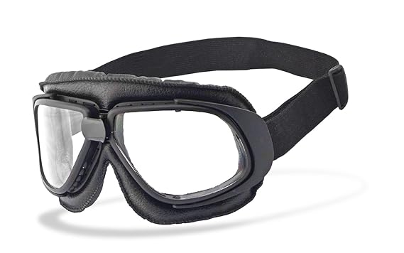 Helly Bikereyes Motorradbrille, Bikerbrille, Fliegerbrille, Schutzbrille, schwarz, sr-1 1350b-n