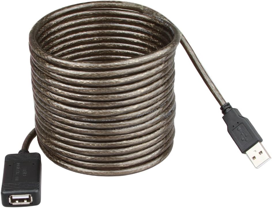 RELPER 10 Meter USB 2.0 Male to Female Cable with extention chipsets - Active Extension / Repeater Cable (10 Meter usb cable)