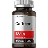 Horb&auml;ach Caffeine Pills 100mg | 250 Tablets | High Strength | Vegetarian, Non-GMO, Gluten Free Supplement