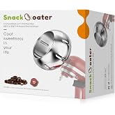 Aieve Snack Coater Compatible with KitchenAid Tilt-Head Stand Mixer, Chocolate Coating Attachment for Freeze-Dried Strawberries,Almonds,Pistachios &amp; Nuts,Ideal for Home Use