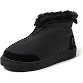 Dearfoams womens Fireside Nylon Australian Shearling Water Resistant Après Winter Warm Up Bootie