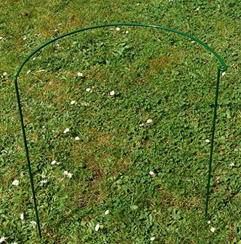 cozyou 2-Pack Half Round Garden Plant Support Ring Hoop, 7.9" Wide x 13.8" High - Thumbnail 3