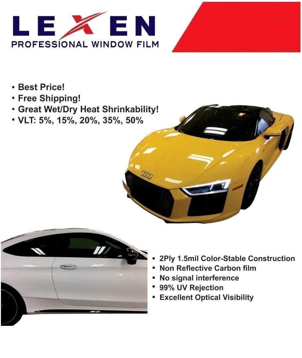 LEXEN Two Front Window Precut Tint Kit Computer Cut Tinting Glass Film