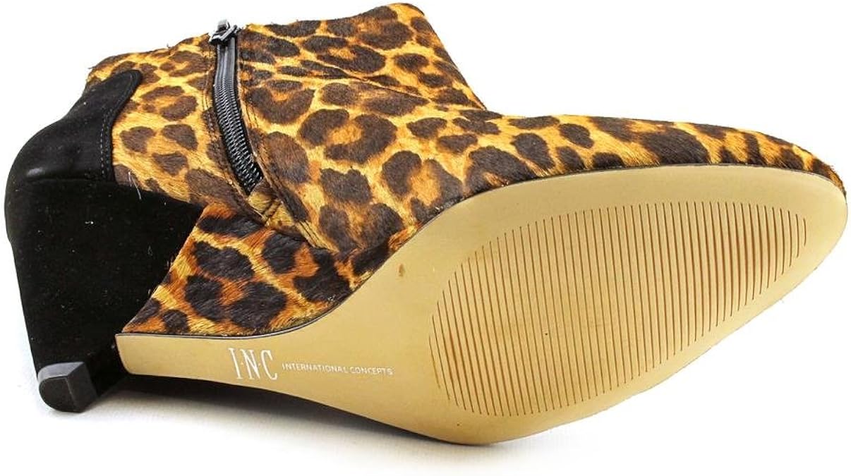 inc leopard booties
