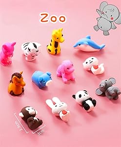 ArtioHipo 110PCS Pencil Erasers Japanese Puzzle Removable Animals Food Erasers Mini Kawaii for Kids Party Gifts School Games Prizes Classroom Rewards and Novelty Toys Cute Erasers Set(Random Designs)…
