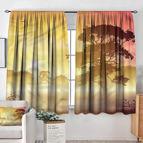 Amazon Com Pricetextile Tree Boys Bedroom Backout Curtains Dreamy