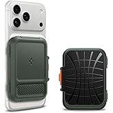 Spigen for MagSafe Wallet, Heavy Duty Hardshell Magnetic Card Holder Compatible with iPhone 17/16/15/14/13/12 Pixel 10 Series MagSafe-Cases Pixelsnap Holds 5-6/7-8 Cards